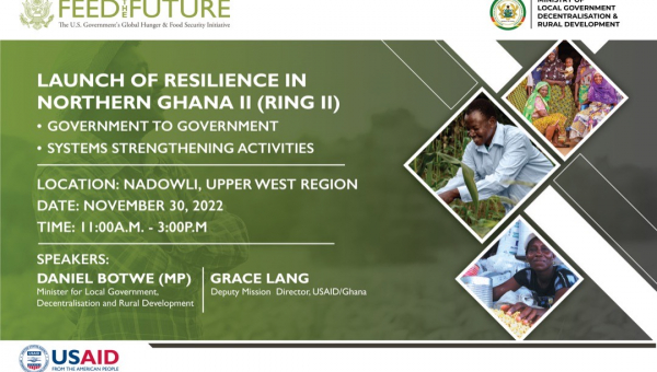 MLGDRD to launch Resilience In Northern Ghana II Program